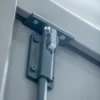close up of the Heavy Duty Fly Screen Fire Exit Security Doors locks