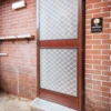 heavy duty fly screen door powder coated