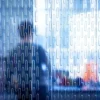 close up of perforated pvc strip curtain